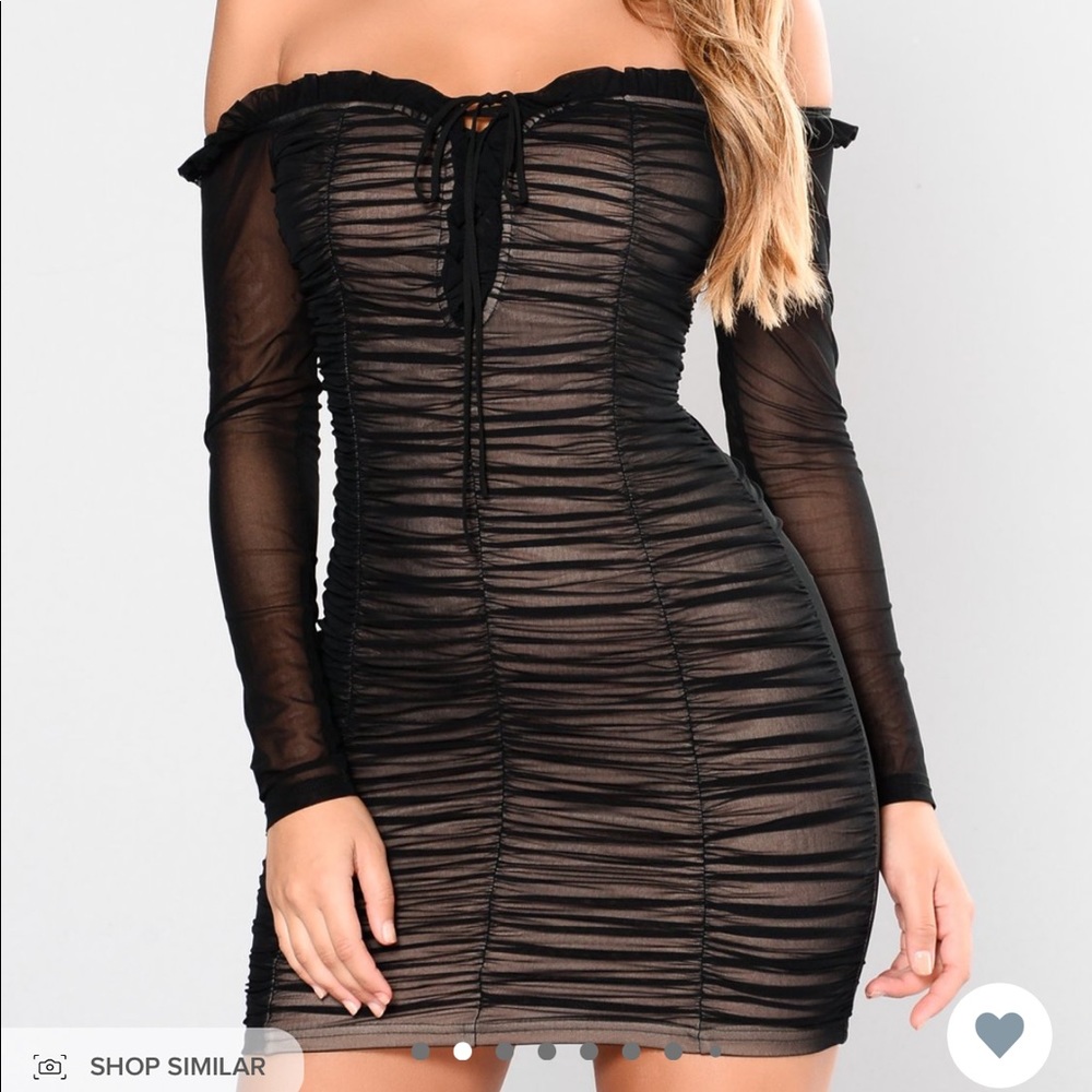 Fashion Nova MAURA MESH DRESS